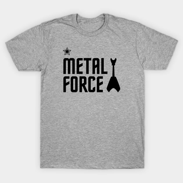 Metal Force T-Shirt by Abeer Ahmad